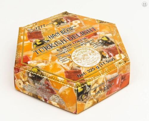 HACIBEKIR TURKISH DELIGHT ASSORTED from HACIBEKIR 325 gr Mixed Flavor