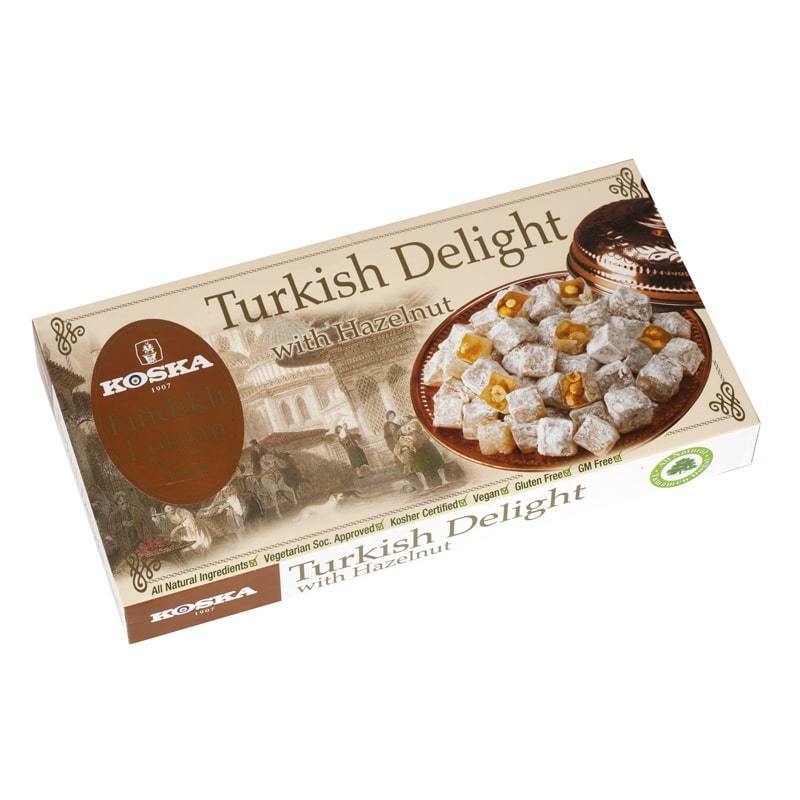 Koska Turkish Delight With Hazelnut 500 Gr. NEW LISTING Delicious