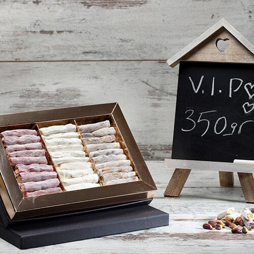 Behlül VIP Turkish Delight 100 Handmade Luxury Gluten free vegan full pistachio Turkish Candlestick Healthy Gourmet 350 g